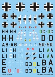 TECHMOD 72111 - 1:72 Junkers Ju-88 A-4/5