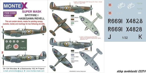 Przejdź do produktu MONTEX K32317 - 1:32 Spitfire I