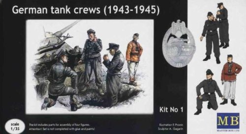 Przejdź do produktu MASTER BOX 3507 - 1:35 German tank crew (1943-1945)