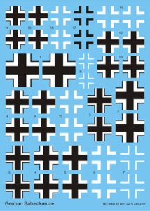 TECHMOD 48027 - 1:48 German Balkenkreuze