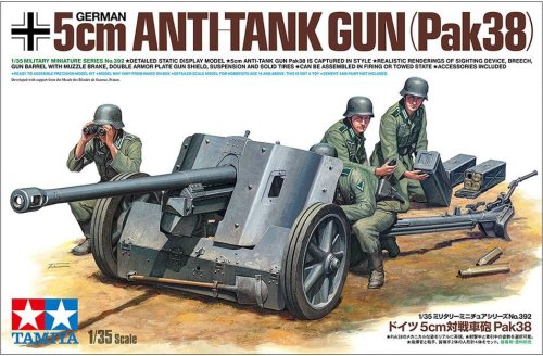 Przejdź do produktu Tamiya 35392 - 1:35 German 5cm Anti-Tank Gun Pak38