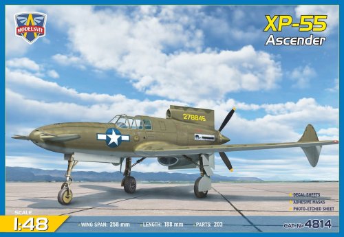 Przejdź do produktu Modelsvit 4814 - 1:48 XP-55 Ascender 1st prototype