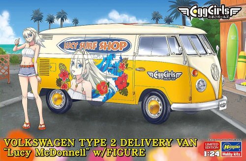 Przejdź do produktu Hasegawa SP658 52458 - 1:24 Volkswagen Type 2 Delivery Van Lucy McDonnell w/ Figure