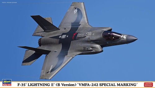 Przejdź do produktu Hasegawa 02499 - 1:72 F-35 Lightning II B Version VMFA-242 Special Marking