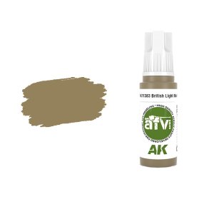 AK Interactive 11383 - Farba akrylowa British Light Mud 17ml
