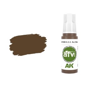 AK Interactive 11385 - Farba akrylowa S.C.C. NO.2 Brown 17ml