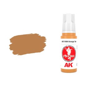 AK Interactive 11409 - Farba akrylowa Orange Tan 17ml