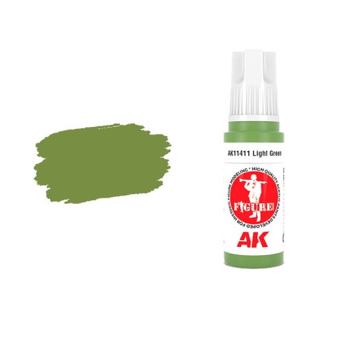Przejdź do produktu AK Interactive 11411 - Farba akrylowa Light Green 17ml