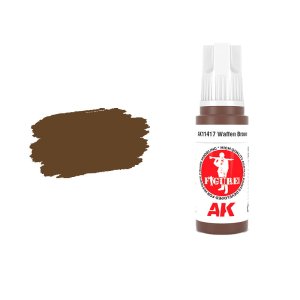 AK Interactive 11417 - Farba akrylowa Waffen Brown 17ml