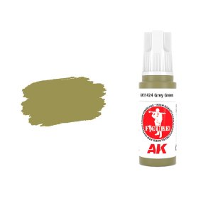 AK Interactive 11424 - Farba akrylowa Grey Green 17ml