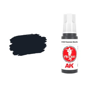 AK Interactive 11432 - Farba akrylowa Russian Blue Base 17ml