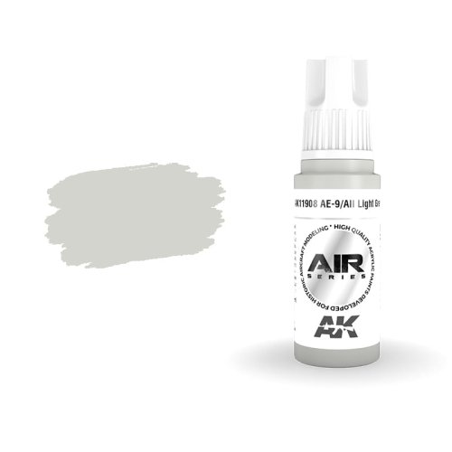 Przejdź do produktu AK Interactive 11908 - Farba akrylowa AE-9/AII Light Grey 17ml