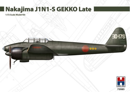 Przejdź do produktu Hobby 2000 72085 - 1:72 Nakajima J1N1-S Gekko Late