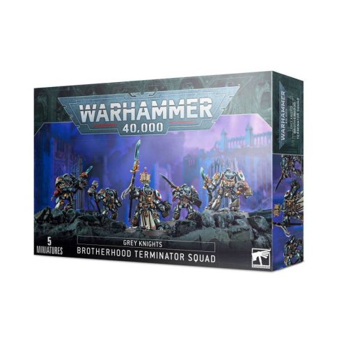 Przejdź do produktu GW 57-09 Warhammer 40k - Grey Knights: Brotherhood Terminator Squad