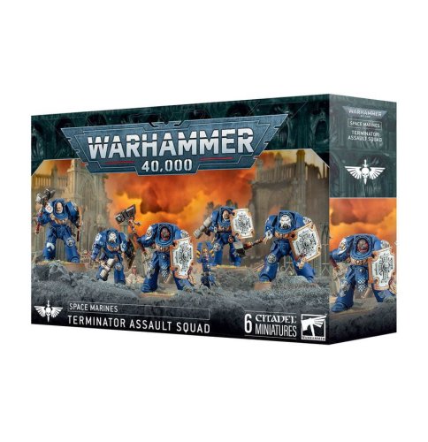 Przejdź do produktu GW 48-34 Warhammer 40k - Space Marines: Terminator Assault Squad