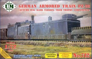 Unimodels UM-MT 712 - 1:72 German Armored Train PZ-28 Autumn 1941