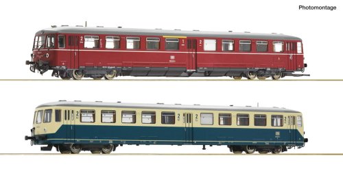 Przejdź do produktu Przedsprzedaż Roco 7700016 H0 - Wagon silnikowy BR 515 z wagonem sterowniczym DB, ep.IV
