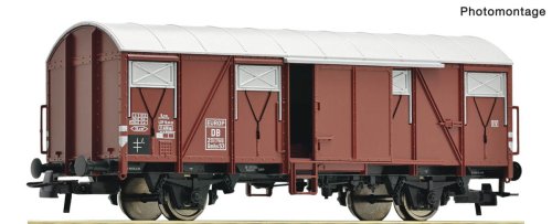 Przejdź do produktu Przedsprzedaż Roco 6600274 H0 - Wagon towarowy kryty typu Gmhs, DB, ep.III