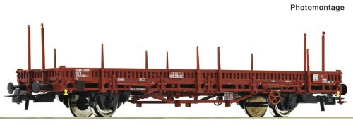 Przejdź do produktu Przedsprzedaż Roco 6600165 H0 - Wagon towarowy platforma typu Ks, FS, ep.IV