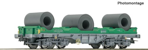Przejdź do produktu Przedsprzedaż Roco 6600139 H0 - Wagon towarowy platforma typu Shimms z ładunkiem, Renfe, ep.V-VI