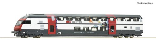 Przejdź do produktu Przedsprzedaż Roco 6210218 H0 - Wagon sterowniczy piętrowy IC2000, SBB, ep.V-VI