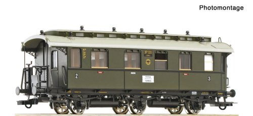 Przejdź do produktu Przedsprzedaż Roco 6200255 H0 - Wagon osobowy typu BC3i pr05, 2/3kl. DRG, ep.II