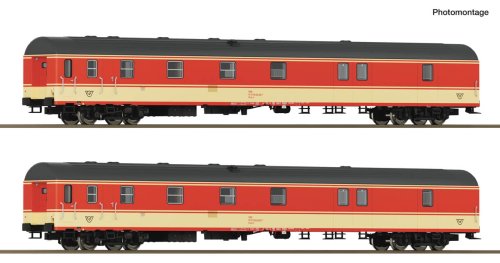 Przejdź do produktu Przedsprzedaż Roco 6200180 H0 - Zestaw 2 wagonów pocztowych ÖBB, ep.IV-V