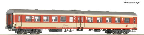 Przejdź do produktu Przedsprzedaż Roco 6200108 H0 - Wagon osobowy typu Abmpz, 1/2kl. ÖBB, ep.IV-V