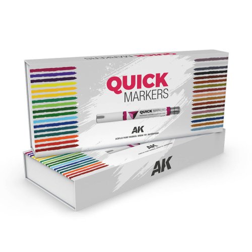 Przejdź do produktu AK Interactive AKMQ150 - Zestaw markerów do figurek Quick Markers Special Box Full Range