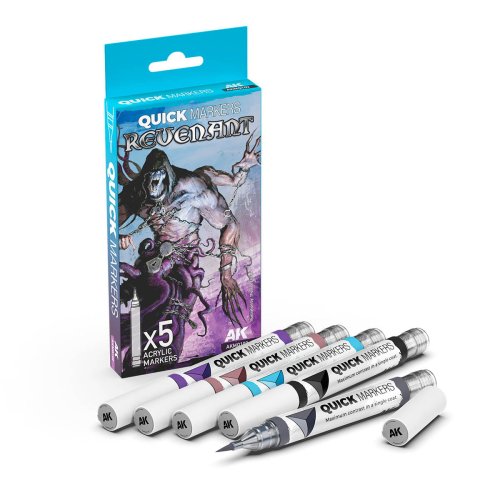 Przejdź do produktu AK Interactive AKMQ102 - Zestaw markerów do figurek Quick Markers Revenant