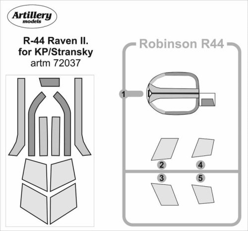 Przejdź do produktu Fly ARTM72037 - 1:72 R-44 Raven II mask for KP/Stransky