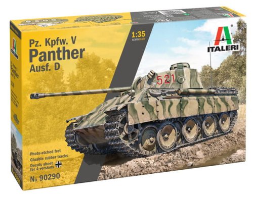 Przejdź do produktu Italeri 90290 - 1:35 Pz.Kpfw.V Panther Ausf. D