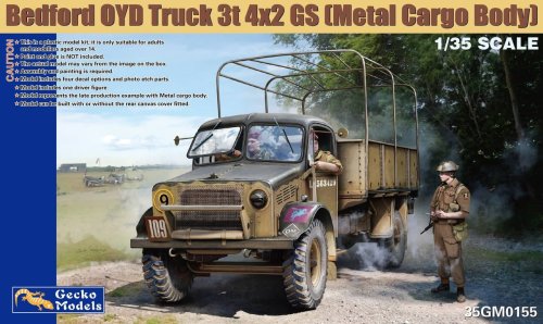 Przejdź do produktu Gecko Models 35GM0155 - 1:35 Bedford OYD Truck 3t 4x2 GS Metal Cargo Body