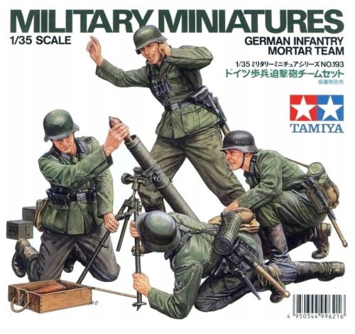 Przejdź do produktu TAMIYA 35193 - 1:35 German Infantry Mortar Team