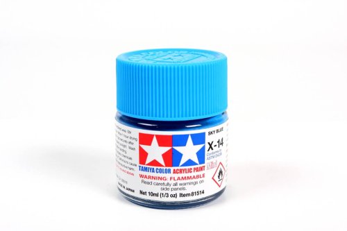 Przejdź do produktu TAMIYA 81514 X-14 - Farba akrylowa Sky Blue 10 ml
