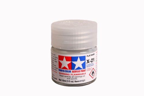 Przejdź do produktu TAMIYA 81521 X-21 - Baza akrylowa matowa Flat Base 10 ml