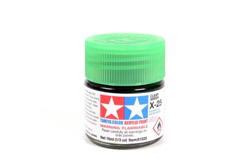 Przejdź do produktu TAMIYA 81525 X-25 - Farba akrylowa Clear Green 10 ml