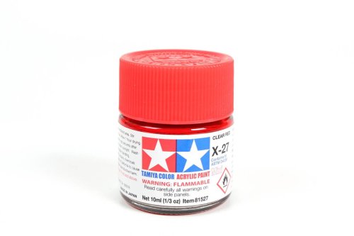 Przejdź do produktu TAMIYA 81527 X-27 - Farba akrylowa Clear Red 10 ml