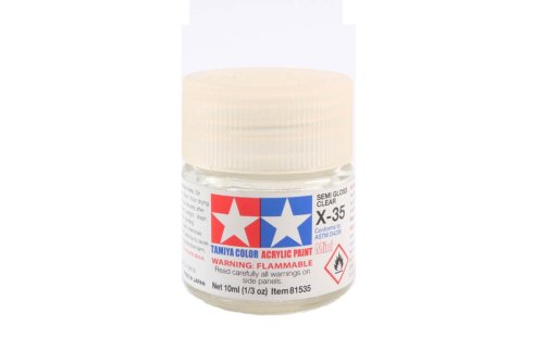 Przejdź do produktu TAMIYA 81535 X-35 - Farba akrylowa Semi Gloss Clear 10 ml