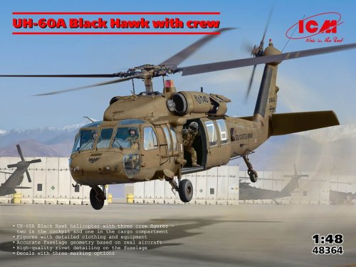 Przejdź do produktu ICM 48364 - 1:48 UH-60A Black Hawk with Crew