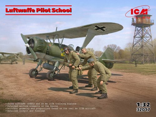 Przejdź do produktu ICM 32017 - 1:32 Luftwaffe Pilot School Hs 123A with figures