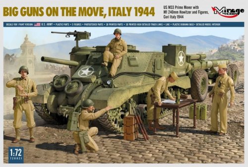 Przejdź do produktu Mirage 720021 - 1:72 Big Guns on The Move Italy 1944 Diorama