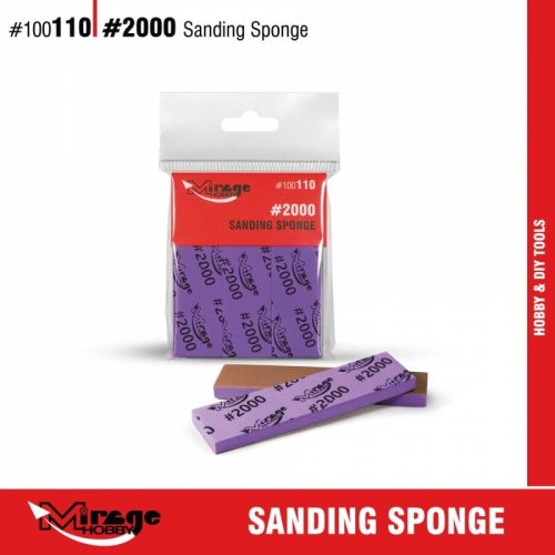 Przejdź do produktu Mirage 100110 - Gąbki doszlifowania #2000 - 6 sztuk