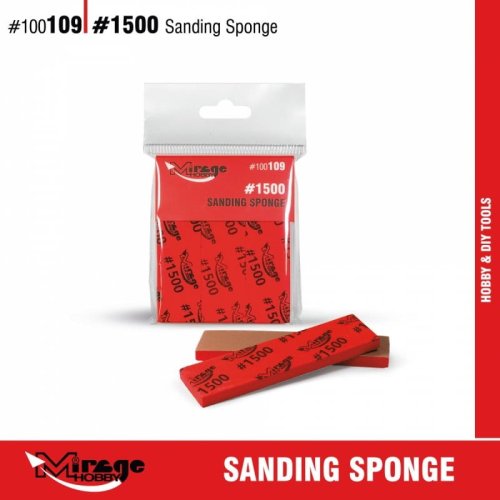 Przejdź do produktu Mirage 100109 - Gąbki doszlifowania #1500 - 6 sztuk