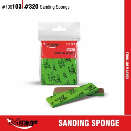 Przejdź do produktu Mirage 100103 - Gąbki doszlifowania #320 - 6 sztuk