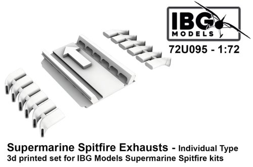Przejdź do produktu IBG 72U095 - 1:72 Supermarine Spitfire Exhausts Individual Type 3D Printed Set
