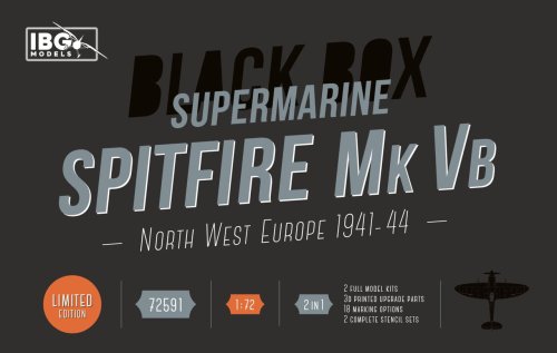Przejdź do produktu IBG 72591 - 1:72 Supermarine Spitfire Mk Vb - North West Europe 1941-44 - Black Box Limited Edition