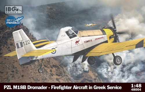 Przejdź do produktu IBG 48004 - 1:48 PZL M18 Dromader - Firefighter Aircraft in Greek Service