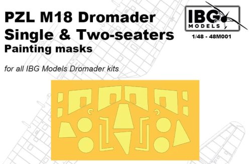 Przejdź do produktu IBG 48M001 - 1:48 PZL M18 Dromader Painting Masks