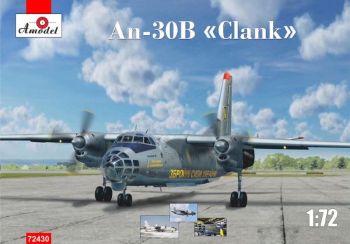 Przejdź do produktu Amodel 72430 - 1:72 An-30B Clank